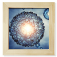 thumbnail image 1 of Cellules de Science Bleues Modèle Microcosque Carré Cadre Photo Mur Présentoir de Table, 1 of 3