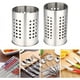 thumbnail image 5 of Juego de 2 soportes para utensilios de cocina de acero inoxidable a prueba de óxido para cajones y encimeras, 5 of 5