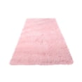 thumbnail image 2 of AuroraX Pink Bedroom Area Rug Shaggy Non-Slip Backing Super Soft Bath Rug Minimalist 23x62 Inch Solid Scandinavian, 2 of 3