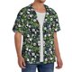 thumbnail image 2 of Fotbe Fun Panda Playing With Bamboo Leaves Camisa Estampada de Manga Corta para Hombre, Casual de Verano, Estilo Playero, Sin Arrugas-X-Large, 2 of 5