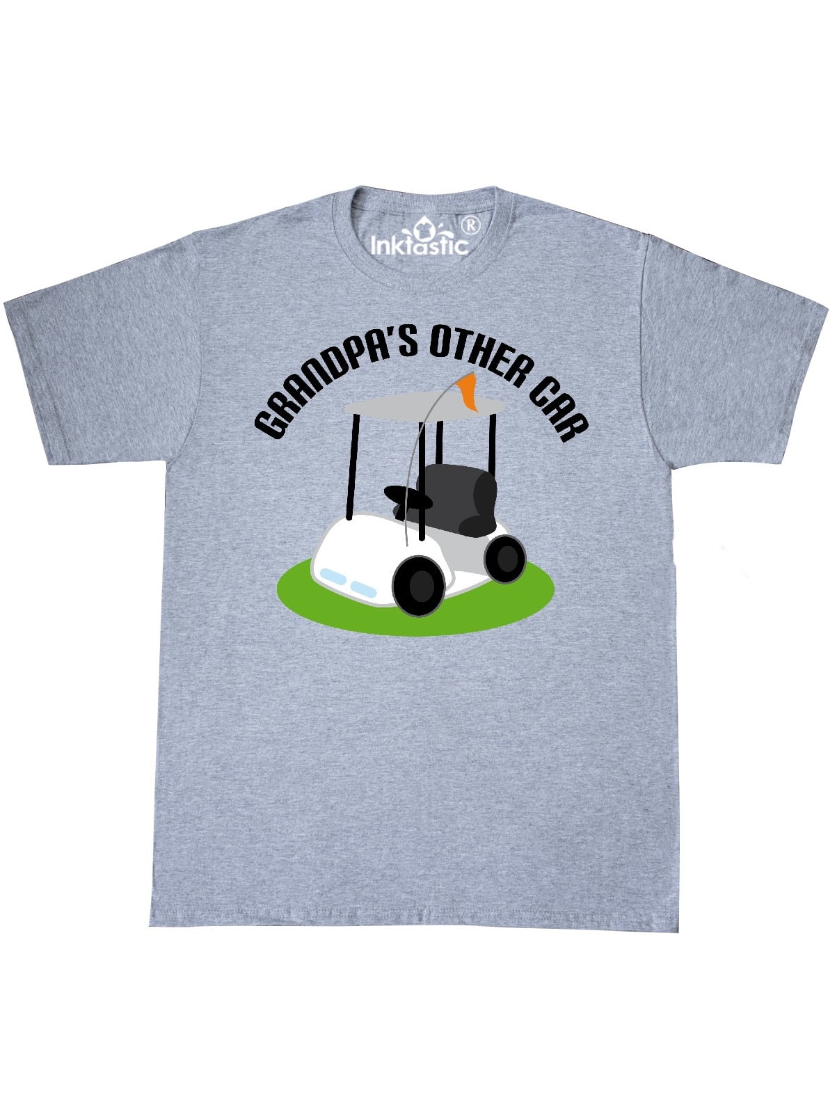INKtastic Golfing Grandpa Golf Cart TShirt