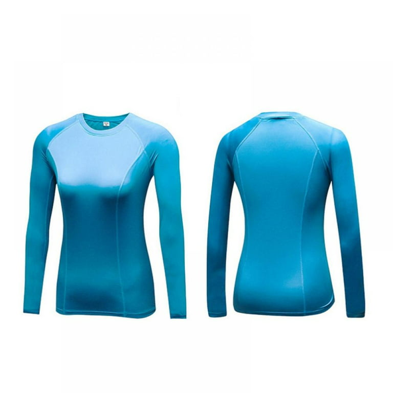 Womens Thermal Active Sport Shirt Long Sleeve Long Sleeve Yoga