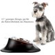 thumbnail image 5 of 1 Uds. Cuenco doble de 420ML para gatos y perros, cuenco para perros y gatos de acero inoxidable antideslizante con inclinación de 15 °, comederos y bebederos para gatos y perros Sailing Electrónica, 5 of 5
