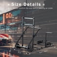 thumbnail image 4 of Racing Wheel Stand Compatible with Fanatec, PXN, Thrustmaster, and Logitech Adjustable Driving Simulators, Excluding Handbrake, Pedals, and Monitor, Enhanced and Stable, 4 of 9