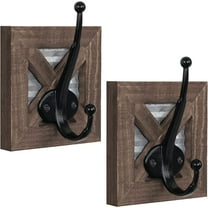 Autumn Alley Farmhouse Bathroom Hooks for Towels, Coat Hooks, and Robe Hooks - Towel Hooks for Bathroom Wall Mounted - 2 Pack