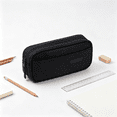 thumbnail image 6 of Large Pencil Case with Zipper Big Capacity Canvas Pencil Case Organizer 22×5.5×10cm Lightweight 4.3oz Multi-Compartment Stationery Bag for Office Classroom Supplies Makeup Storage, 6 of 10