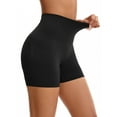 thumbnail image 4 of INSPIRE CHIC Women's High Waisted Boyshorts Underwear Soft Stretch Seamless Control Panties for Under Dresses S Black, 4 of 5