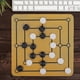 thumbnail image 2 of 2026 1 Set Portable Home Chess Board Game Nine Mens Morris Board Game Family Game Tabletop Entertainment Game Board Desktop Chess Board Game Game, 2 of 4