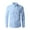 Light Blue, variant on Men's Casual Long Sleeve Shirt - Pocket Detail, Lightweight, Polyester-Spandex, Sizes (M-XXXXL), Versatile Layering