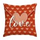 thumbnail image 2 of V-alentine's Day Themed Pillow Cover Heart And Floral Print Sofa Decorative Pillowcase Holiday Decoration, 2 of 6