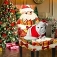 thumbnail image 1 of pstuiky Funda navideña para silla (1 unidad). Protector elástico y lavable para sillas de comedor navideñas. Ideal para restaurantes, hoteles, fiestas y bodas., 1 of 6