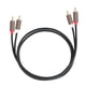 thumbnail image 1 of Cable auxiliar de 2 RCA macho a 2 RCA macho, resistente, compacto y multipropósito. 100 centímetros, 1 of 9