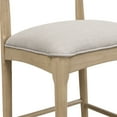thumbnail image 5 of Christopher Knight Home 37.5" Mid-Century Counter Stools with Curved Backrest and Puffy Seat, Pebble, Set of 2, 5 of 9