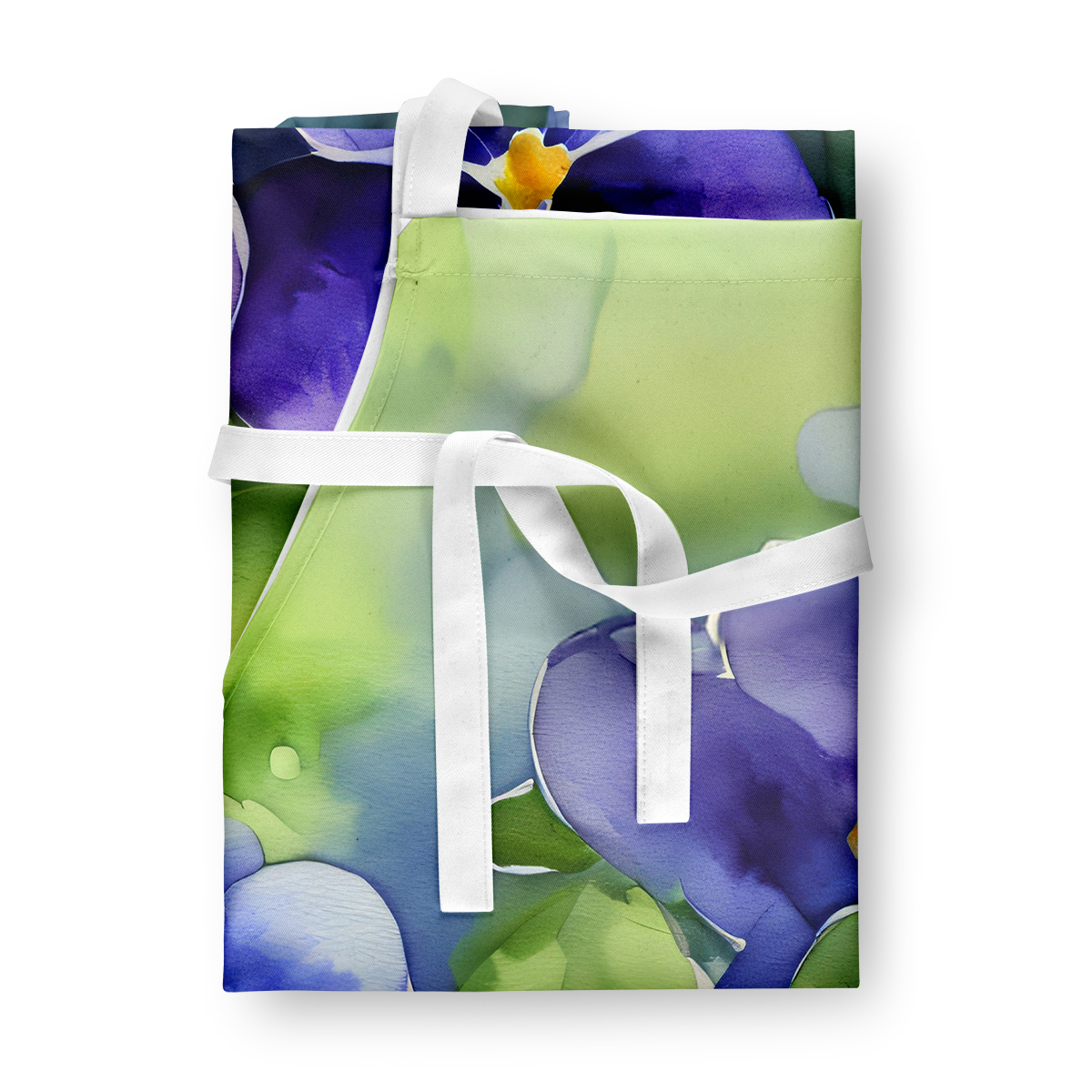 Wyoming Indian Paintbrush in Watercolor Apron