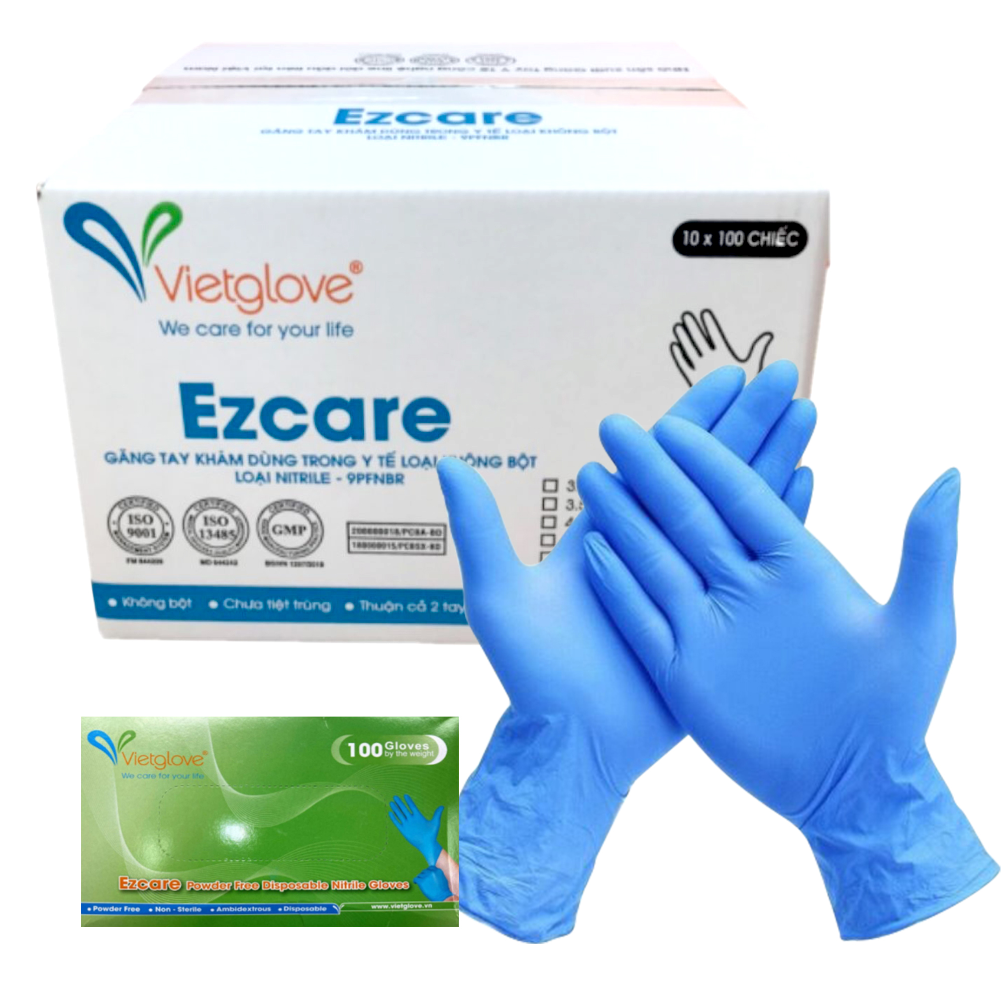 Royal Blue Disposable Poly Gloves Small Case of 2,000