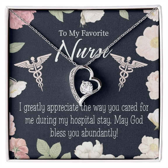 God Bless You Abundantly! Forever Necklace w Message Card