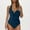 01 Green, variant on Feimerou Womens One Piece Swimsuits Sexy Halter Ruffle V Neck Tummy Control Bathing Suit Backless Slimming High Waisted Swimwear