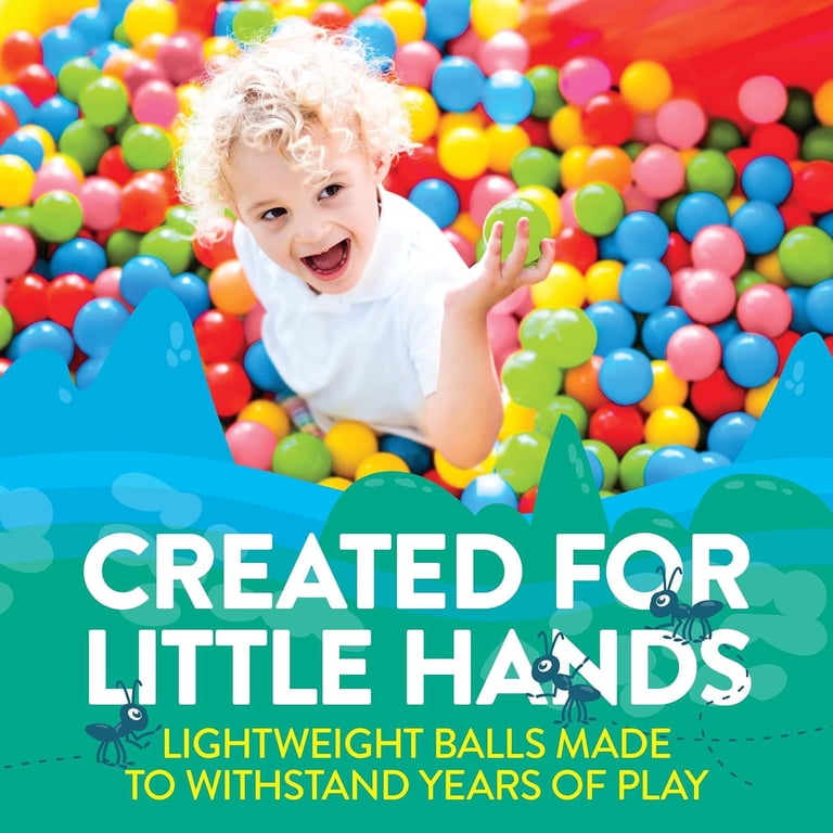 Antsy Pants Ball Pit Balls, 100-Pack Plastic photo 5