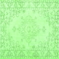 thumbnail image 1 of Ahgly Company Indoor Square Persian Green Traditional Area Rugs, 4' Square, 1 of 1