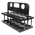 thumbnail image 3 of Portabotellas de fútbol, ​​soporte para botellas de agua deportivo, soporte plegable para bebidas, soporte para bebidas para el hogar, fitness, hockey Negro, 3 of 8