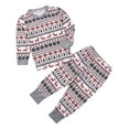thumbnail image 4 of ZAXARRA Pyjama de Noël Assorti pour la Famille Costume Imprimé Elk Mignon, 4 of 7