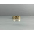 thumbnail image 2 of 14K Yellow Gold Beaded Milgrain Circle Pattern Solid Gold 6mm Wedding Band, 2 of 5