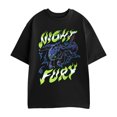 thumbnail image 1 of How To Train Your Dragon Mens Night Fury Short-Sleeved T-Shirt, 1 of 3