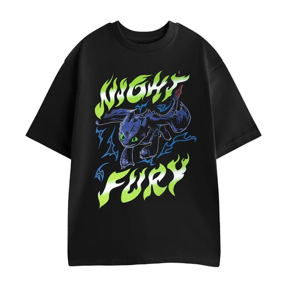 How To Train Your Dragon Mens Night Fury Short-Sleeved T-Shirt