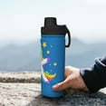 thumbnail image 7 of Cauagu Cool Unicorn Star Golden Print 18oz Vacuum Insulated Stainless Steel Water Bottle,Coffee Travel Mug Spill Proof with Lid,Thermos Cup for Keep Hot/Ice Water Drinks, 7 of 7