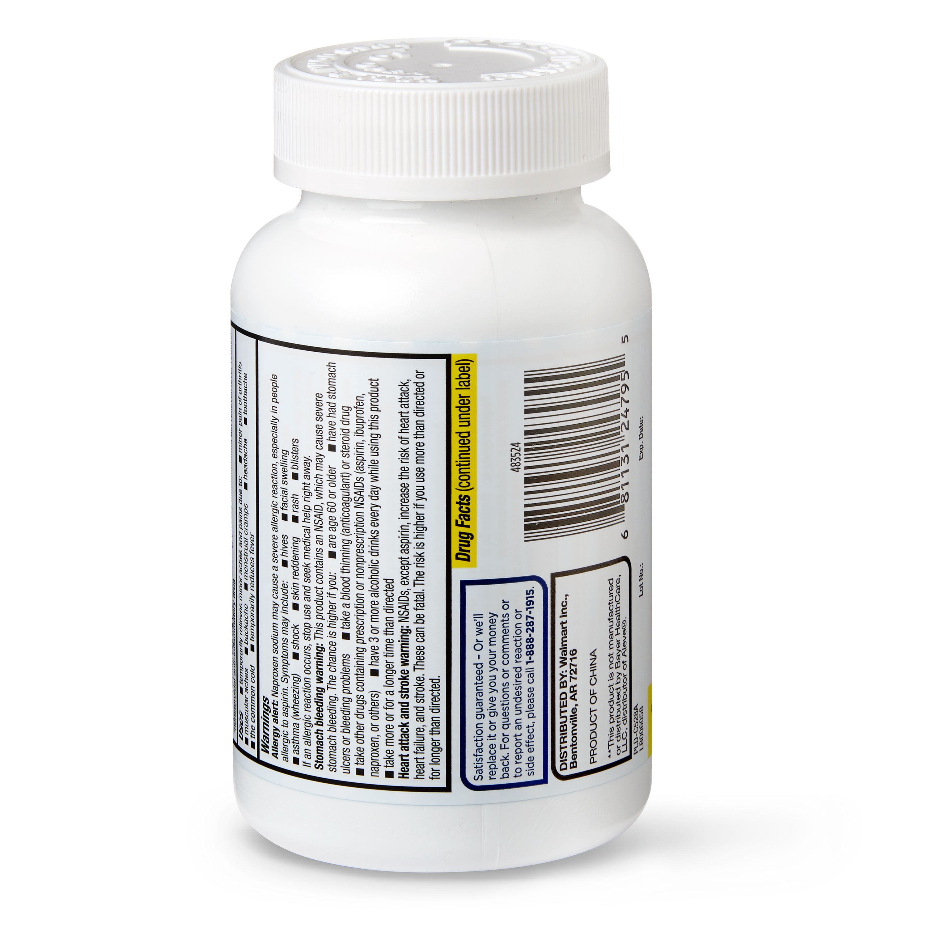 Equate Naproxen Sodium Softgels 120ct - Walmart.com