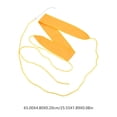 thumbnail image 2 of HOOWIFFY Music Instrument Cleaning Cloth Yellow Flute Saxophone Clarinet Care Accessory, 2 of 8