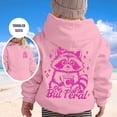 thumbnail image 2 of Toddler Girl Casual Long Sleeve Hoodies Graphic Cute Pullovers Top Clothes Size 3-4T ,Pink, 2 of 7