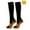 Black, variant on WREESH Unisex Knee High Socks Socks Men Color Pattern Gradation Colour Mixture Nylon Crew Socks Black