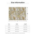thumbnail image 2 of Throw Blanket for Couch, Golden Paisley Super Soft Fuzzy Comfy Warm Throw Blanket, Cuteness Lightweight Cozy Plush Flannel Blanket & Throws for Sofa and Bed All Season, 2 of 5