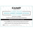 thumbnail image 7 of Candy Envy Light Blue Rock Candy Sugar Stick, Cotton Candy Flavor, 12 Ct. Indiv. Wrapped, 7 of 7