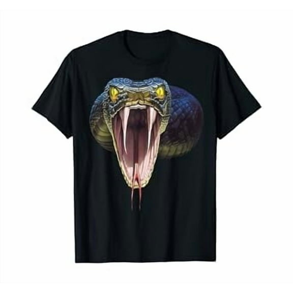 Hot Trending Kiraa Tee With Scary Black Mamba Snake Gift Unisex S-5Xl T-Shirt