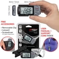 thumbnail image 4 of 3DTriSport Walking 3D Pedometer with Clip and Strap, Free eBook | 30 Days Memory, Accurate Step Counter, Walking Distance Miles/Km, Calorie Counter, Daily Target Monitor, Exercise Time (Grey/Black), 4 of 4