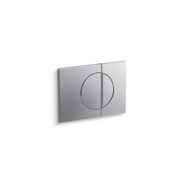 Kohler K-75891-CP 2 x 4 in. Note Flush Actuator Face Plate for in-Wall Tank & Carrier System