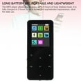 thumbnail image 3 of MP3 Player with Speaker Earphone, Portable HiFi Lossless Sound MP3 Mini Music Player, Voice Recorder E Book HD Screen 1.8 Inch Black Support Up to 64GB, 3 of 7