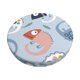 thumbnail image 1 of Balery Cute Chameleons On Blue Fundas de asiento para taburete de bar redondo de tela de terciopelo ajustables que protegen de arañazos y manchas para sillas de 14 a 17 pulgadas.-14 inch, 1 of 7