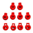 thumbnail image 2 of jinwen 10 Ball Shock Cord Bungee Rope Lock Toggle Stopper Buckles End Stop - Gray - Red Red10, 2 of 9