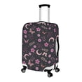 thumbnail image 2 of HELLHERO Polyester Spandex Suitcase Cover for Travel Personalized Dust Proof Durable, Pale Purple Flowers, 2 of 7