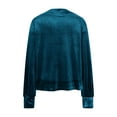 thumbnail image 6 of Posijego Women's Velvet Cardigans Button down Velour Long Sleeve Vintage Casual Shirts Spring Outerwear Jackets, 6 of 9