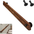 thumbnail image 1 of Pasamanos De Escalera De 30 Cm, Pasamanos De Madera Interiores Antideslizantes De Seguridad, Barandilla De Cubierta para Lofts De Pasillo De Jardín Montada En La Pared, Varilla Sincero Electrónica, 1 of 4