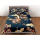 thumbnail image 3 of Juego de Funda Nórdica Verde Floral Colcha Arte Japonés Dormitorio Ropa de Cama Con, 3 of 4
