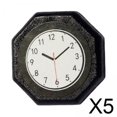 thumbnail image 1 of Reloj de Pared en miniatura Baoblaze 1:12 Negro, 1 of 8