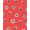 Red, Pattern 1, variant on ODIKA 4'x6' Machine Washable Non-Slip Area Rug, Elegant Blooming Petal Arrangement With Artistic Swirling Motifs High Traffic Rug, Red, 466941