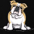 thumbnail image 3 of CafePress - Cute English Bulldog Sweatshirt (Dark) - Classic Crew Neck Sweatshirt, 3 of 4
