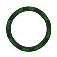 thumbnail image 1 of Balery Green Sparkling Fundas elásticas antideslizantes para volante, funda protectora universal para hombre y mujer, 15 pulgadas, accesorios para coche., 1 of 6