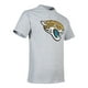 thumbnail image 5 of NFL Playera Aficionado Básica Jacksonville Jaguars Gris para Hombre, Talla Chica, 5 of 9